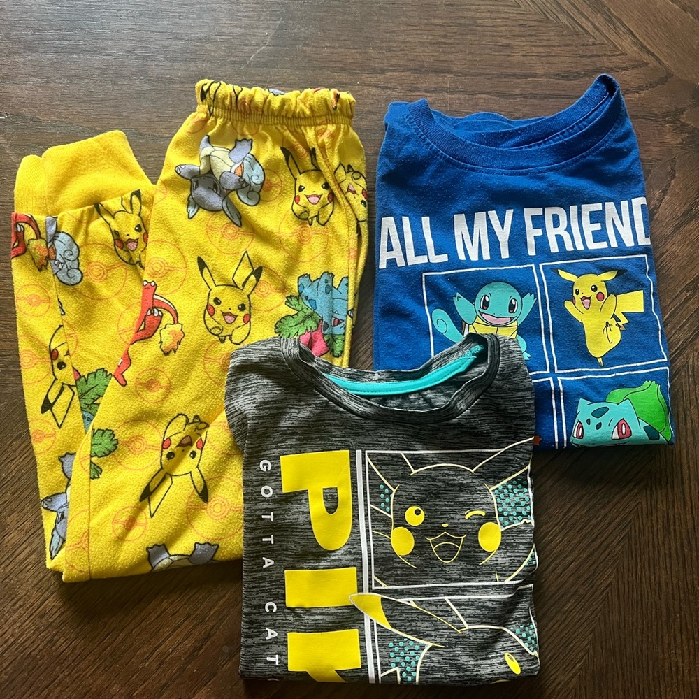 Pokémon Clothing Bundle, Boys Size 5